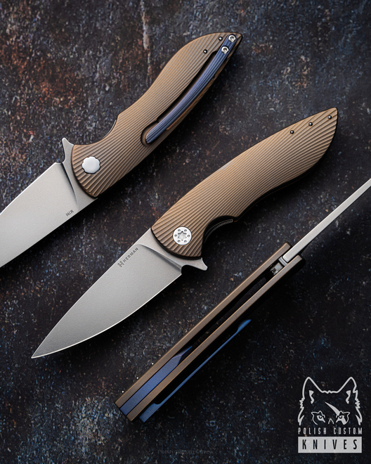 NÓŻ SKŁADANY FOLDER MICRO STING 246 M390 HERMAN KNIVES