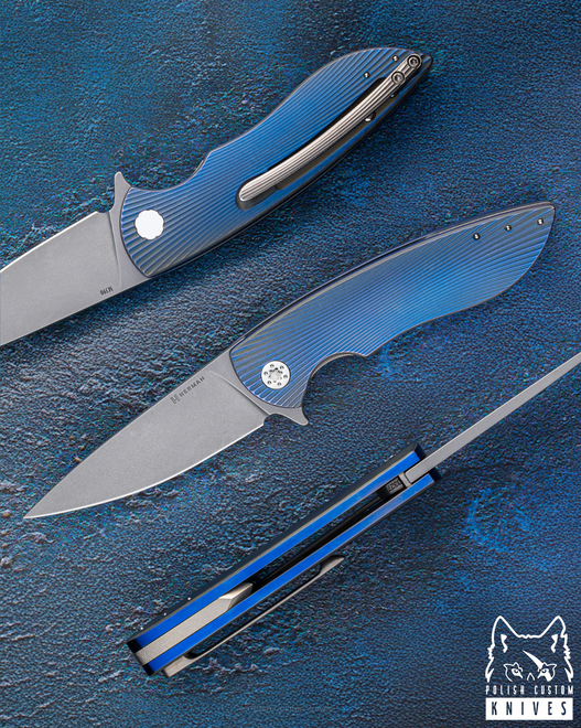 NÓŻ SKŁADANY FOLDER MICRO STING #0327 M390 HERMAN KNIVES