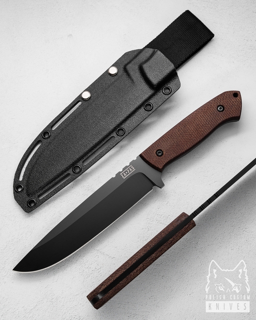 DUŻY NÓŻ BUSHCRAFTOWY SURVIVALOWY EXPENDABLE 1 NMV JUTA CERAKOTE ZA-PAS