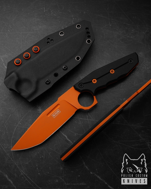 NÓŻ TAKTYCZNY MYŚLIWSKI REX 01 80CRV2 G10 RAVS KNIVES