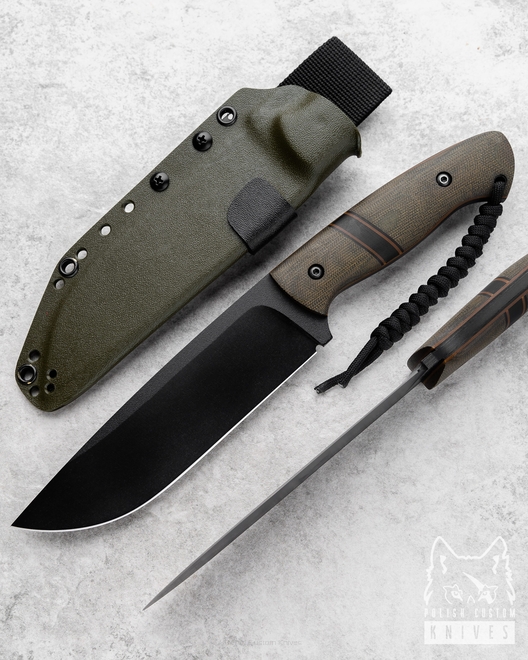 NÓŻ SURVIVALOWY WDOWA XL 15 NZ3 MICARTA TD