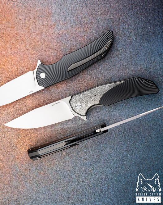 NÓŻ SKŁADANY FOLDER DRAGONFLY #0516 M390 OERLIKON DLC ( C0077 ) HERMAN KNIVES