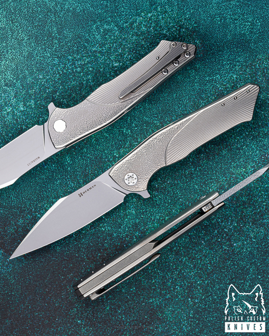 NÓŻ SKŁADANY FOLDER BEE #0224 MAGNACUT HERMAN KNIVES