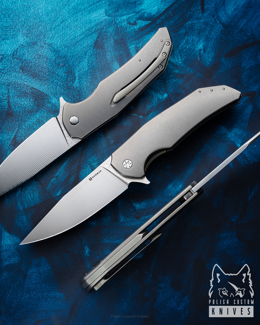 NÓŻ SKŁADANY FOLDER DRAGONFLY 295 ALLEIMA HALF DRESS HERMAN KNIVES