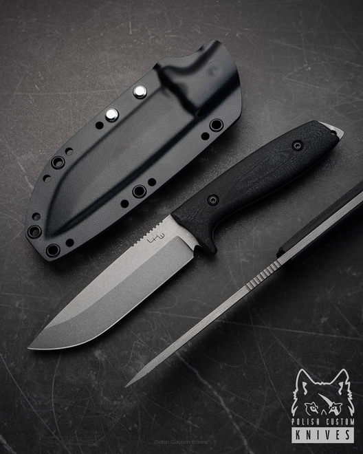 NÓŻ SURVIVALOWY TAKTYCZNY RAVEN N690 G10 LKW