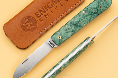 NÓŻ SKŁADANY, SLIPJOINT ENIGMA KNIVES 15 Z POCHWĄ 