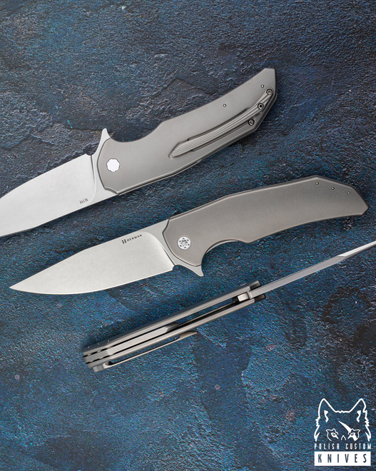 NÓŻ SKŁADANY FOLDER DRAGONFLY #0544 M398 HERMAN KNIVES
