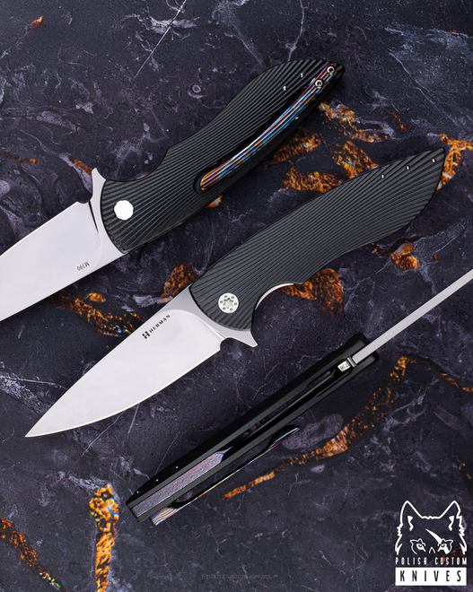 NÓŻ SKŁADANY FOLDER STING #0736 M390 HERMAN KNIVES