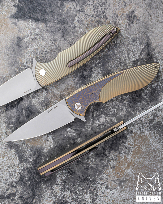 NÓŻ SKŁADANY FOLDER STING #0859 MAGNACUT HERMAN KNIVES