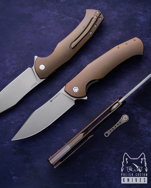 NÓŻ SKŁADANY FOLDER MANTIS 118 MAGNACUT HERMAN KNIVES