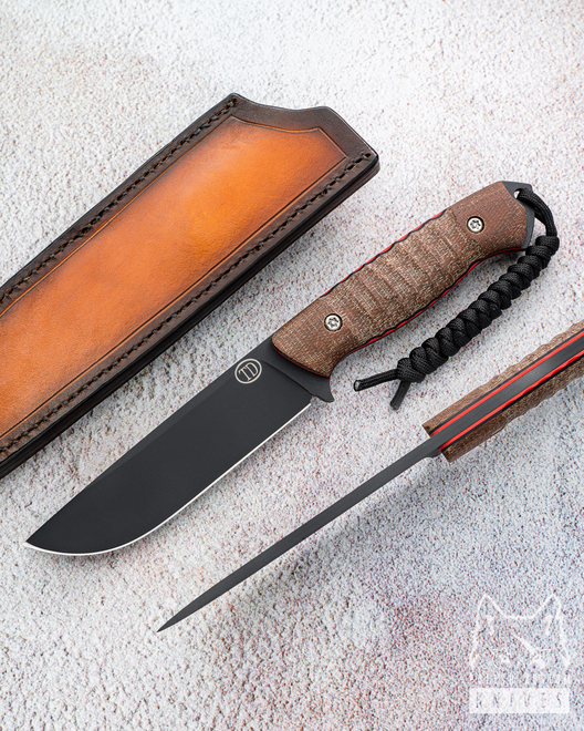 NÓŻ SURVIVALOWY RATEL II 22 MICARTA  NZ3 TD