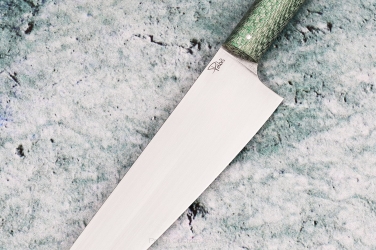 NÓŻ KUCHENNY CHEF 210 61 GREEN TWILL ELMAX PABIŚ KNIVES
