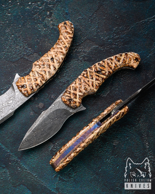 NÓŻ SKŁADANY FOLDER DARK TEMPLAR III VERIZHNIKOV & MICHO COLLABORATION