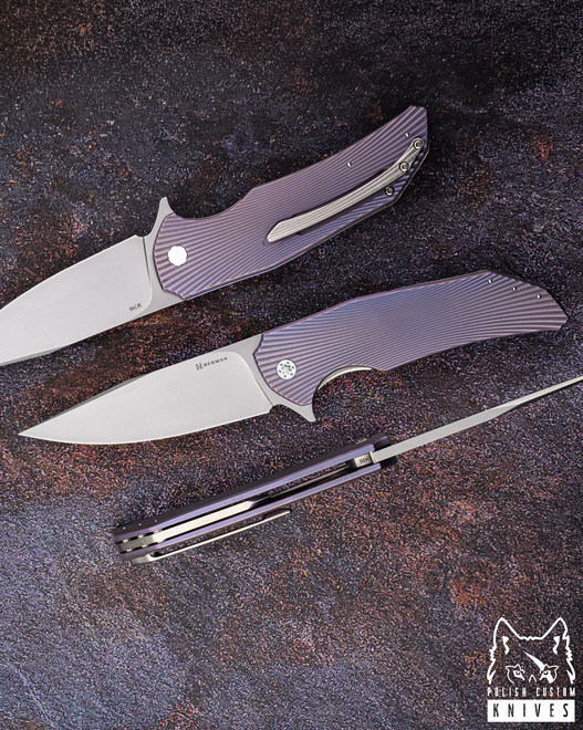 NÓŻ SKŁADANY FOLDER DRAGONFLY #0456 M390 HERMAN KNIVES