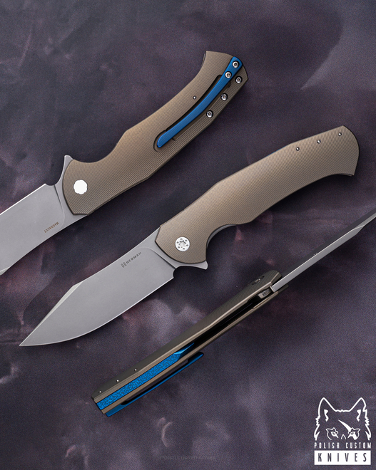 NÓŻ SKŁADANY FOLDER MANTIS #0352 MAGNACUT HERMAN KNIVES