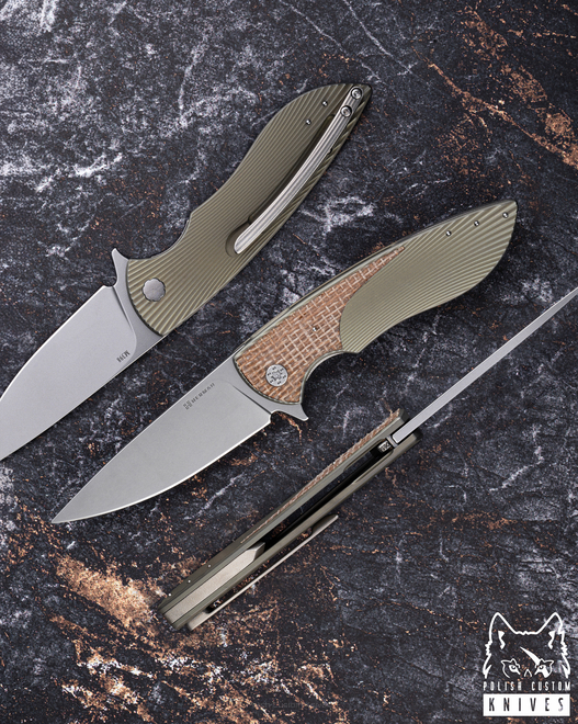 NÓŻ SKŁADANY FOLDER STING 658 M398 HERMAN KNIVES