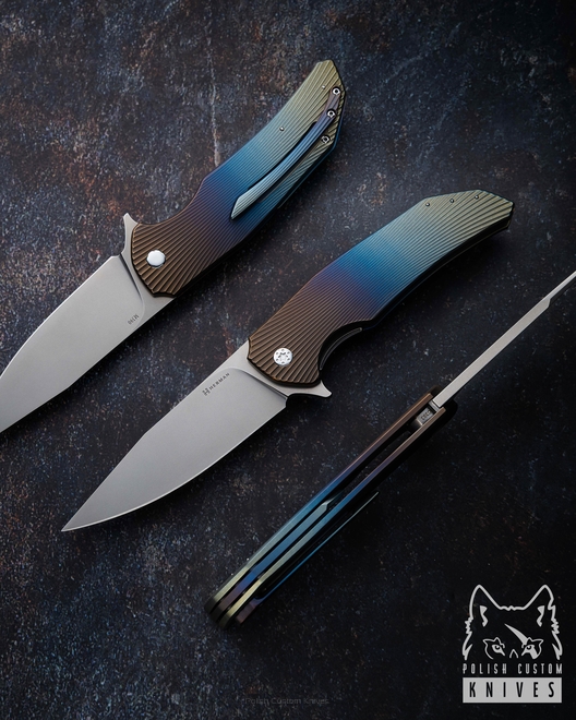 NÓŻ SKŁADANY FOLDER DRAGONFLY #0393 M390 HERMAN KNIVES