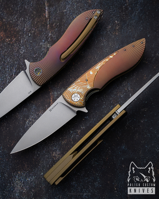 NÓŻ SKŁADANY FOLDER MICRO STING 286 M390 HERMAN KNIVES