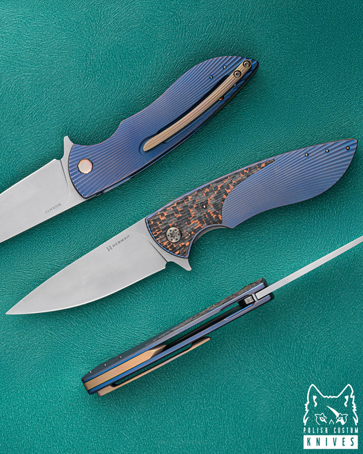 NÓŻ SKŁADANY FOLDER STING #0836 MAGNACUT HERMAN KNIVES