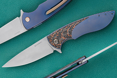 NÓŻ SKŁADANY FOLDER STING #0836 MAGNACUT HERMAN KNIVES