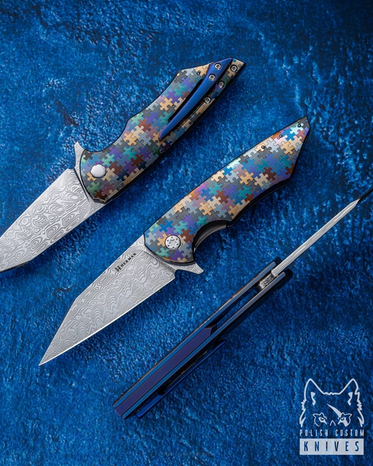 NÓŻ SKŁADANY FOLDER VESPERTILIO #0203 DAMASTEEL 