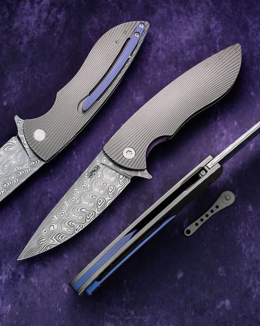 NÓŻ SKŁADANY FOLDER STING 108 DAMASTEEL HERMAN