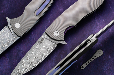 NÓŻ SKŁADANY FOLDER STING 108 DAMASTEEL HERMAN