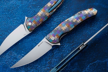 NÓŻ SKŁADANY FOLDER ISHTAR #0667 M390 PUZZLE HERMAN KNIVES