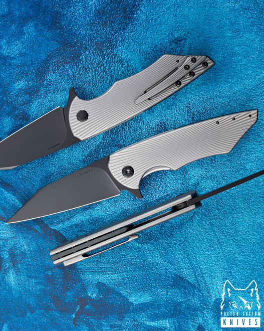 NÓŻ SKŁADANY FOLDER VESPERTILIO #0263 MAGNACUT DLC ( C0076 ) HERMAN KNIVES
