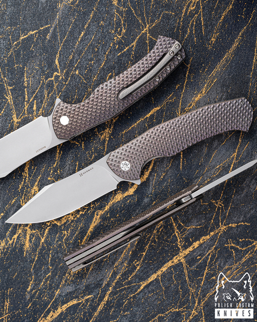 NÓŻ SKŁADANY FOLDER MANTIS #0428 MAGNACUT HERMAN KNIVES