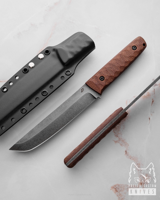 DUŻY NÓŻ SURVIVALOWY TAKTYCZNY TANTO 4 MICARTA O2 RATO KNIVES