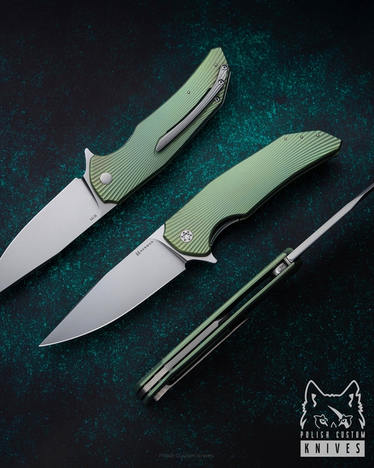 NÓŻ SKŁADANY FOLDER DRAGONFLY #0345 M398 HERMAN KNIVES