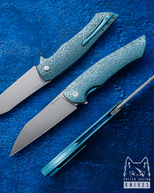 NÓŻ SKŁADANY FOLDER OVIUM v2 48 MAGNACUT HERMAN KNIVES