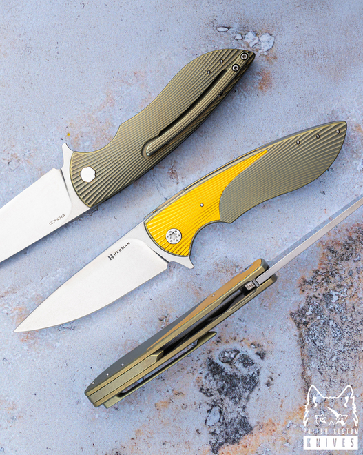 NÓŻ SKŁADANY FOLDER STING #0740 MAGNACUT HERMAN KNIVES