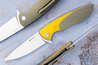 NÓŻ SKŁADANY FOLDER STING #0740 MAGNACUT HERMAN KNIVES