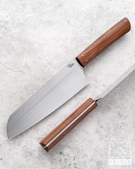 NÓŻ KUCHENNY SANTOKU FULTANG 180 4 PABIŚ