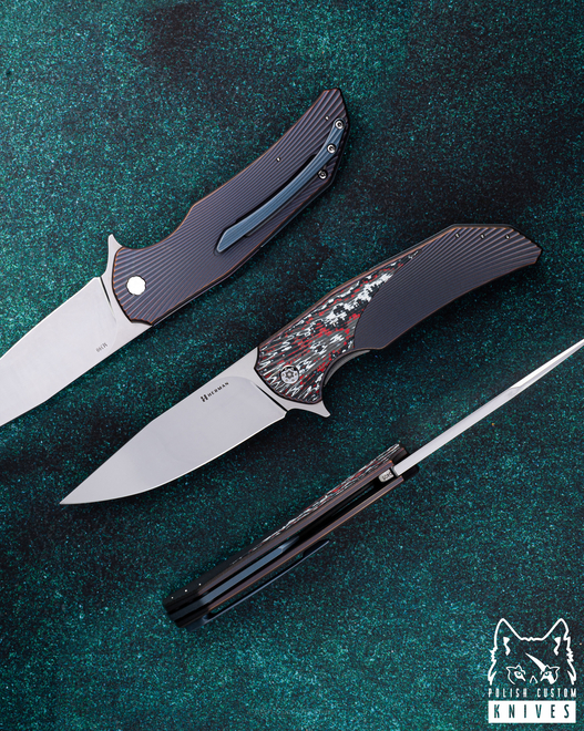 NÓŻ SKŁADANY FOLDER DRAGONFLY #0405 M390 HERMAN KNIVES
