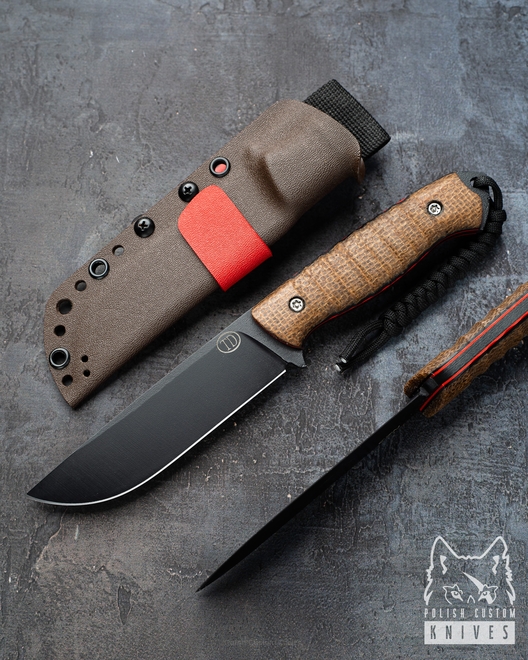 NÓŻ SURVIVALOWY RATEL II 19 MICARTA  NZ3 TD