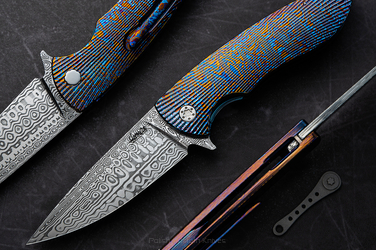 NÓŻ SKŁADANY STING 15 TIMASCUS DAMASTEEL HERMAN