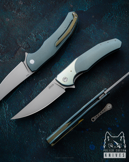 NÓŻ SKŁADANY FOLDER ISHTAR 384 M398 HERMAN KNIVES