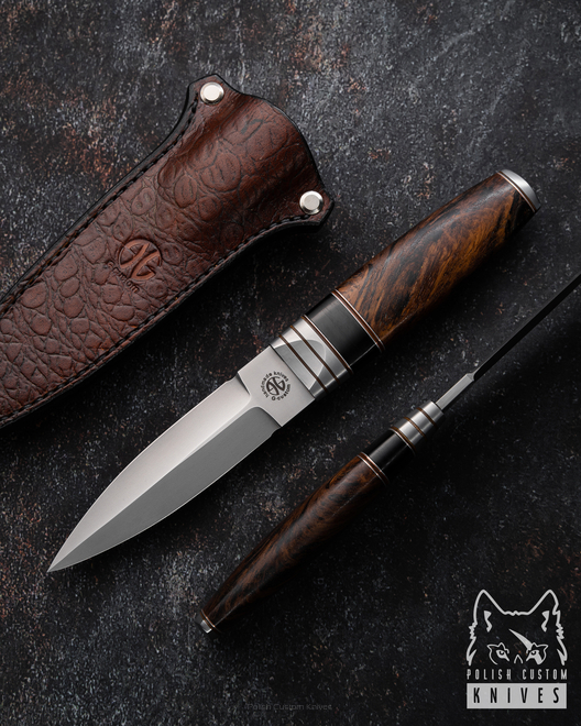 NÓŻ SZTYLET EKSKLUZYWNY STILETTO 2 M398 G-CUSTOM 