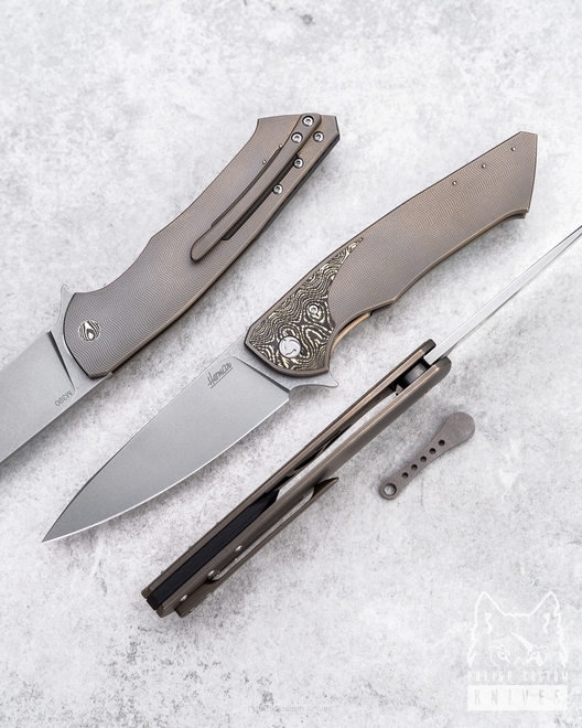 NÓŻ SKŁADANY FOLDER SLIM 21 M390 HERMAN 