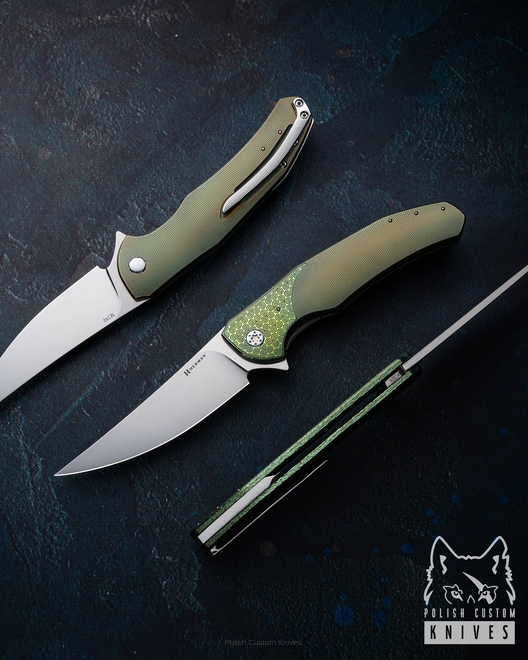 NÓŻ SKŁADANY FOLDER ISHTAR #0806 M390 HERMAN KNIVES