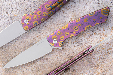 NÓŻ SKŁADANY FOLDER SLIM #0583 MAGNACUT HALLOWEEN SPECIAL HERMAN KNIVES