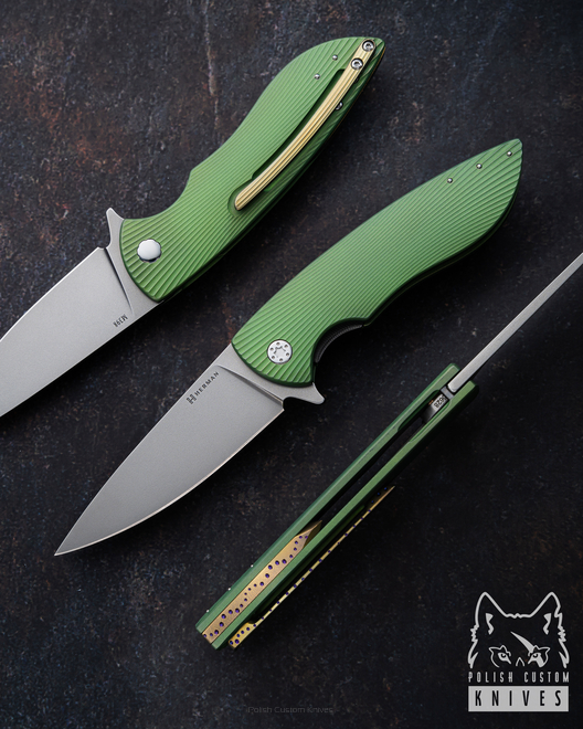 NÓŻ SKŁADANY FOLDER STING 628 M398 HERMAN KNIVES