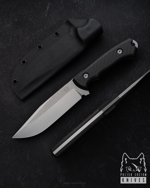 NÓŻ TAKTYCZNY CAYMAN 4 M390 CARBON FIBRE KD
