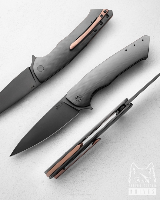NÓŻ SKŁADANY FOLDER SLIM 374 M398 DLC HERMAN KNIVES