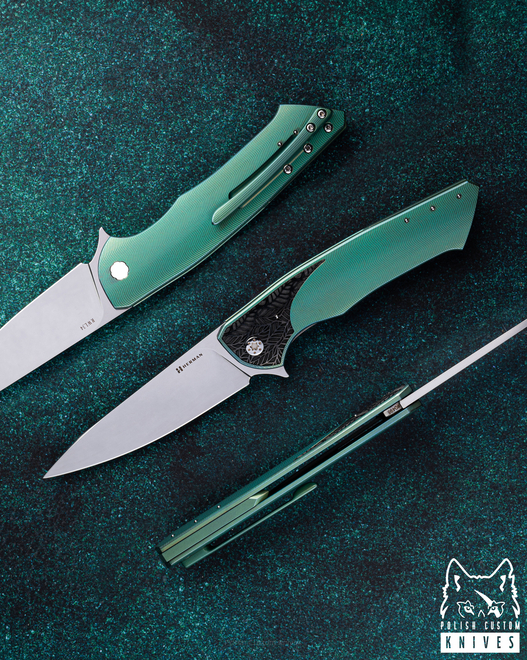 NÓŻ SKŁADANY FOLDER SLIM #0498 RWL34 HERMAN KNIVES