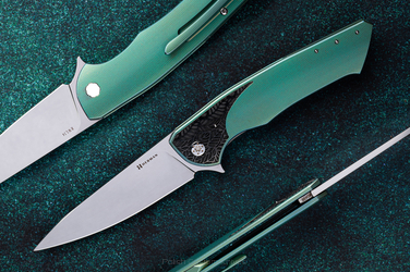 NÓŻ SKŁADANY FOLDER SLIM #0498 RWL34 HERMAN KNIVES