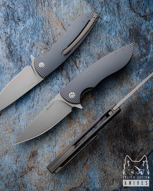 NÓŻ SKŁADANY FOLDER STING #0790 MAGNACUT HERMAN KNIVES